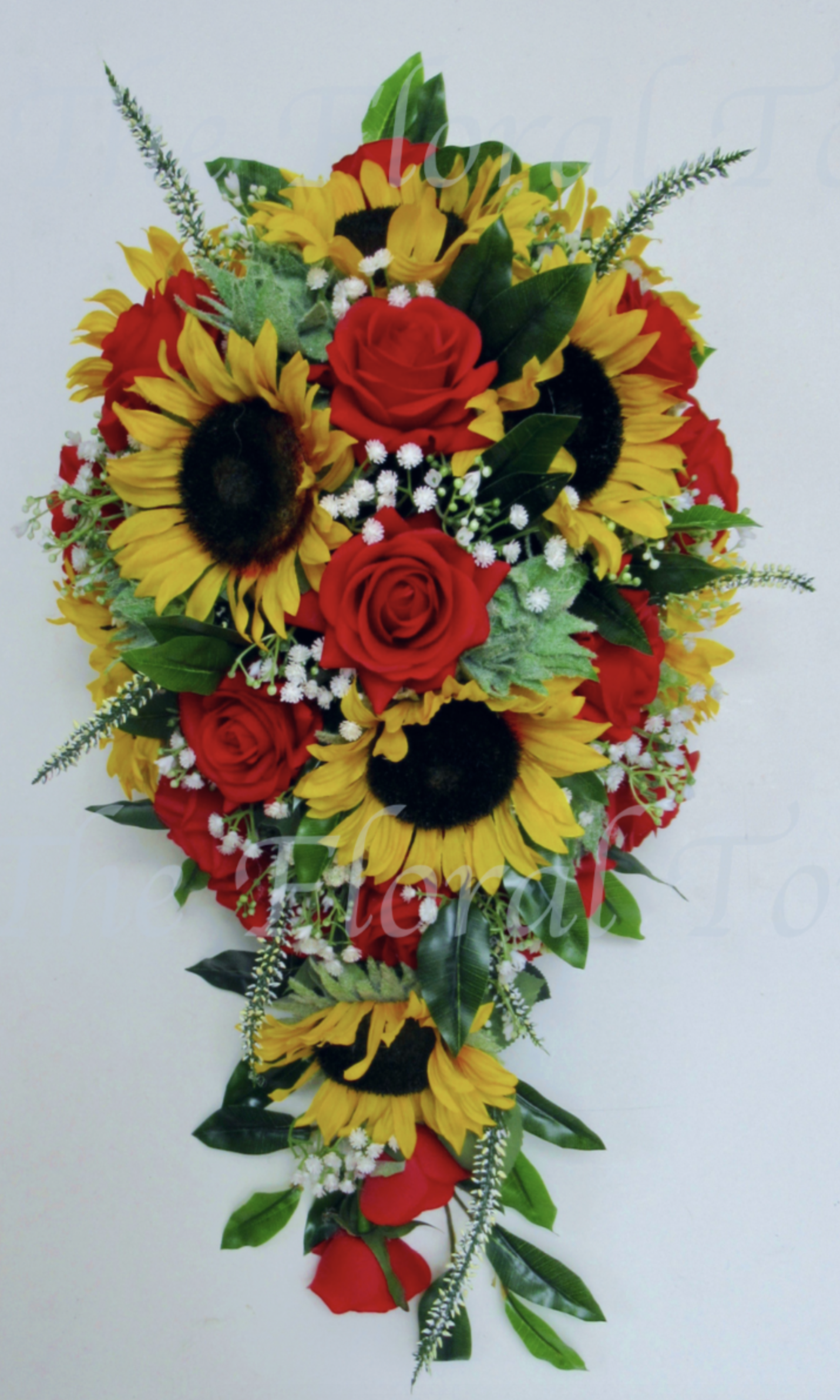 Sunflower and rose Brides Bouquet